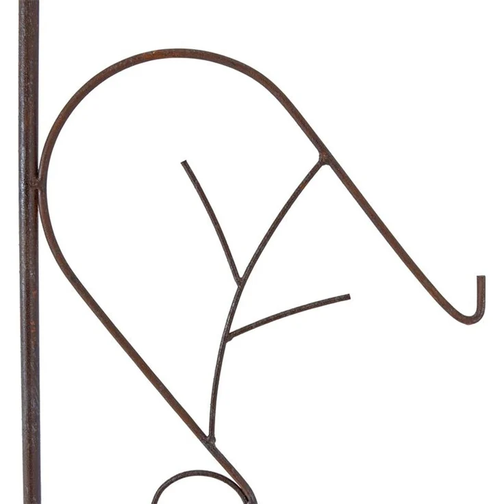 Rankhilfe Rankgitter Kletterhilfe mit Haken Pflanzengitter 27x144cm Rost Spalier – Bild 5