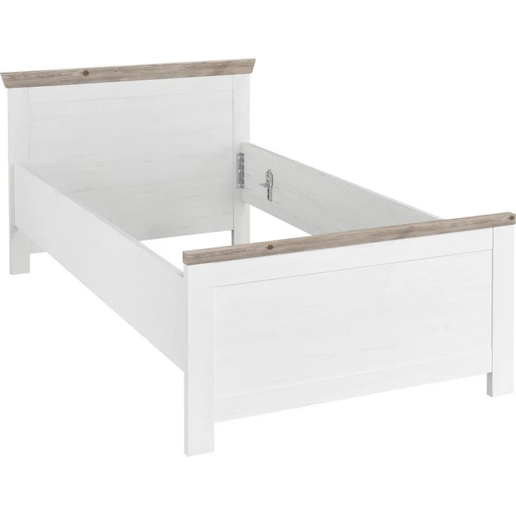 Home affaire Bett Florenz Doppelbett Landhausstil Bettgestell (100,140 oder 180/200cm), aus FSC®-zertifiziertem Holzwerkstoff, in 3 Breiten – Bild 5