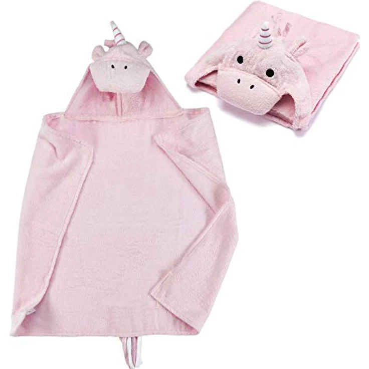 all Kids United Kapuzenhandtuch Baby Kapuzenhandtuch–Weiches Kuscheliges Baumwoll-Badetuch für Kinder, Baby Baumwoll Badetuch Bade-poncho – Bild 7