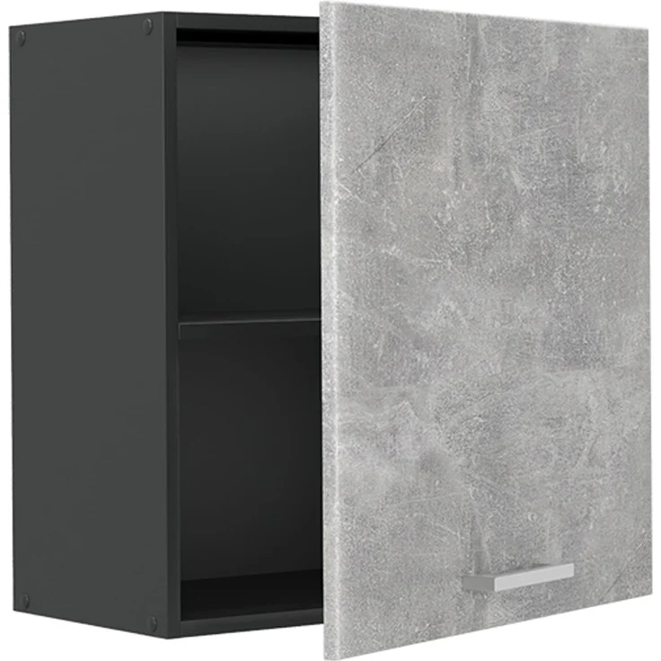 Hängeschrank R-Line Beton/Anthrazit 60 cm mit 1 Tür Vicco – Bild 3