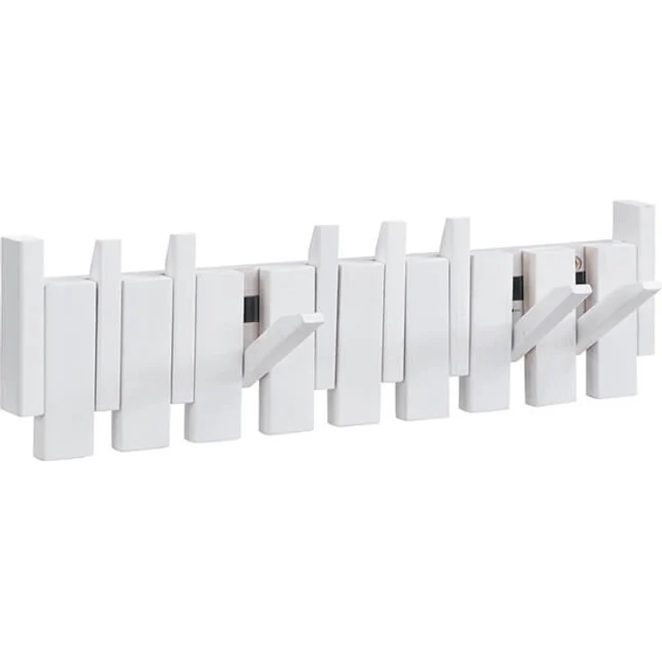 HOME DELUXE Garderobenleiste PORTE Weiß - 56 x 15 cm – Bild 4
