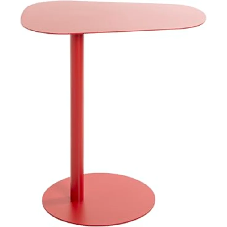 HAKU Möbel Beistelltisch, Metal, Rot, T 38 x B 53 x H 60 cm – Bild 6