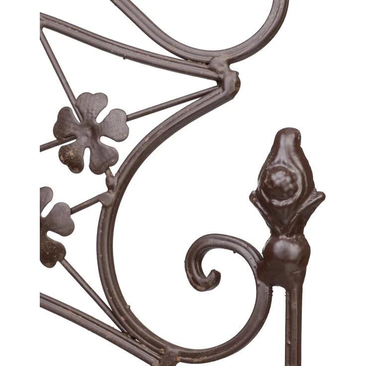 Pflanzkörbe Metall Wandkörbe 2er Set Paar Pflanzkorb Landhausstil Shabby – Bild 7