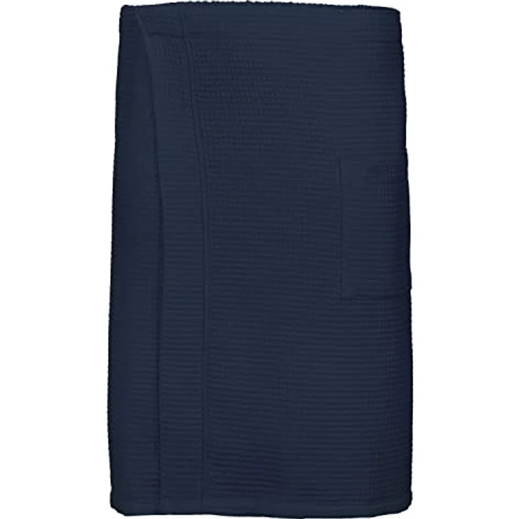 Vossen Saunakilt, Weiß, Textil, 60x140 cm, mit aufgesetzter Tasche und variabler Weite durch Druckknöpfe/Klettverschluss – Bild 4