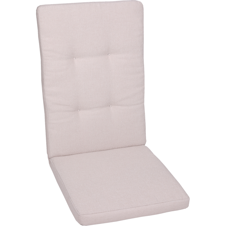 2Sitzauflage hoch 50x12025127-01, Kreuzbänder im Rücken, 100% Polypropylen-wasserabweisend