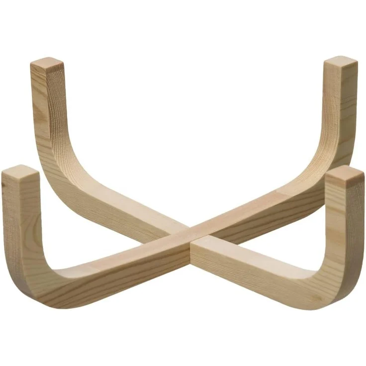 Secret de Gourmet Schüssel für Salat ARHA 24 cm Glas mit Holzsockel – Bild 4