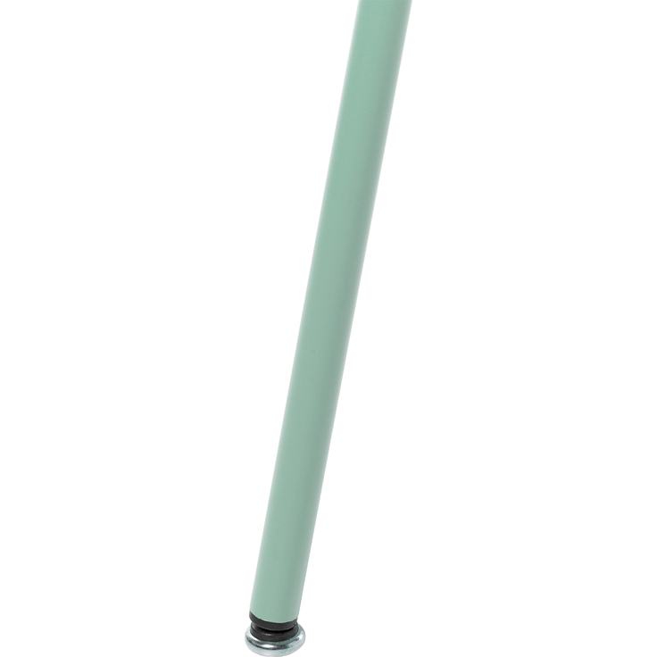 Beliani 'TALTAL' Outdoor Bistrotisch, Metall hellgrün, 64 x 64 x 76 cm – Bild 6