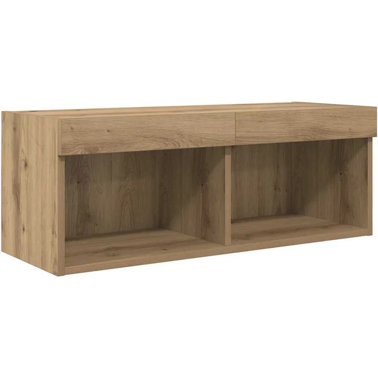 vidaXL TV-Wandgeräte 4 stk. Artisan-Eiche Holzwerkstoff 3402945 – Bild 7