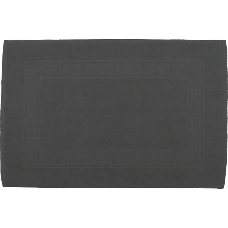 Julie Julsen Badematte 1-Badematte-Grau-50 x 40 cm, Baumwolle, Spiral