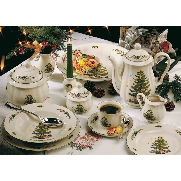 Seltmann Weiden Marieluise Weihnachten Kaffeegedeck 3-teilig – Bild 6