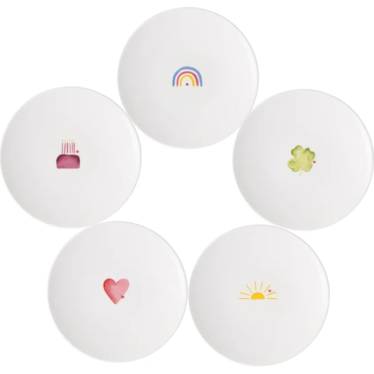 Villeroy & Boch With Love Frühstücksteller ø 21,2 cm 5er Set