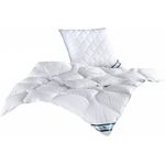 f.a.n. Kansas – Steppbett aus 100% Microfaser, kochfest und trocknergeeignet, auch für Allergiker, Ausführung: Leicht-Steppbett, Größe: 155 x 220 cm