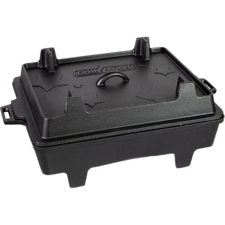 Grillfürst Dutch Oven Kastenform BK6 aus Gusseisen – Bild 1