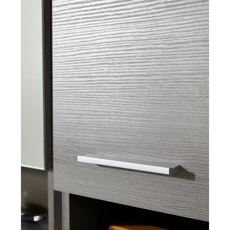 Badset 3-tlg. 'Runner' mit Hochschrank, Unterschrank & Spiegelschrank, Sardegna Rauchsilber, ohne Waschbecken – Bild 6