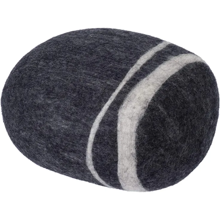 myfelt Hocker Pouf Hugo Kieselstein Filz Anthrazit (M) A-KS-019-M