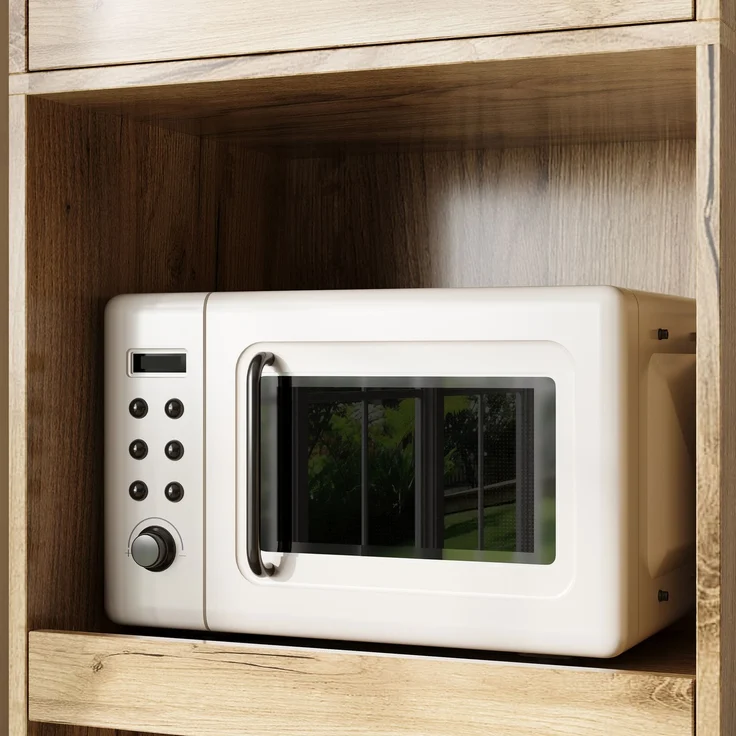 Küchenschrank 50 x 45 x 200 cm in Eichenoptik mit ausziehbaren Organizern und Schublade – Bild 10