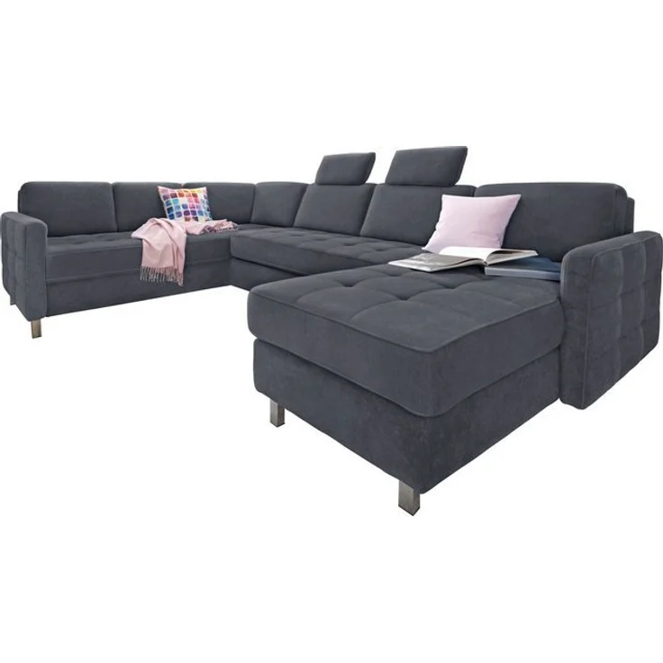 sit&more Wohnlandschaft Pablo U-Form, wahlweise mit Bettfunktion und Bettkasten – Bild 4