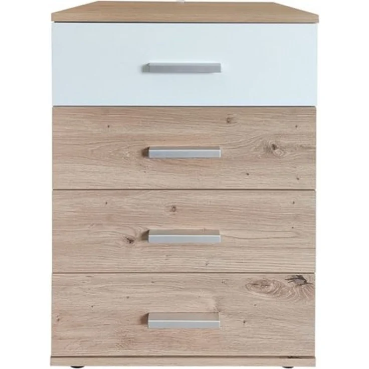 HTI-Line Nachtkommode Nachtschrank Nina mit 4 Schubladen (Stück, 1 Nachtschrank ohne Dekoration), Nachttisch Nachtkommode Nachtkonsole – Bild 1