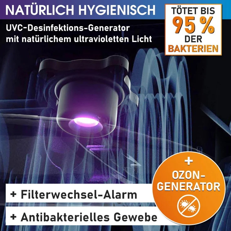 BRAST Whirlpool 'MSpa Oslo', 160 x 160 x 65 cm, mit fester Außenwand, LED-Beleuchtung (20 Farben), für 6 Personen, 120 Massagedüsen, ganzjähriger Einsatz, winterfest, für Indoor & Outdoor – Bild 6