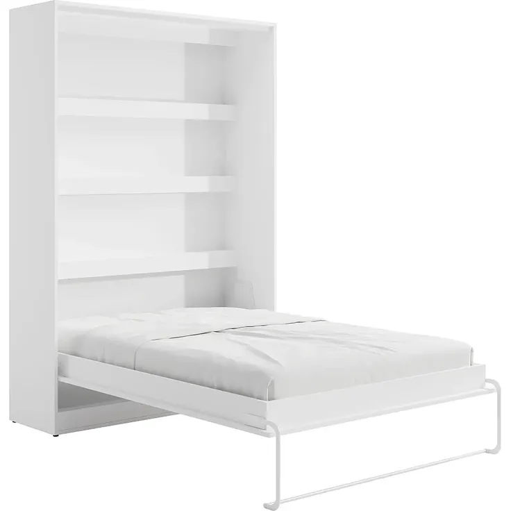 Vente-unique - RAPILI Bett Holz, Platte Weiß - B 50 cm239,2 cm x H 225,2 cm x L 159 cm – Bild 6
