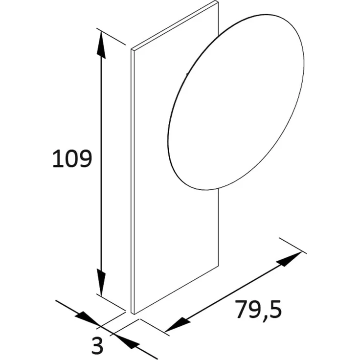 Lomadox Garderoben-Set HUNTSVILLE-80, (Spar-Set, 3-St), in schwarz mit Akustikpaneel-Optik – Bild 7