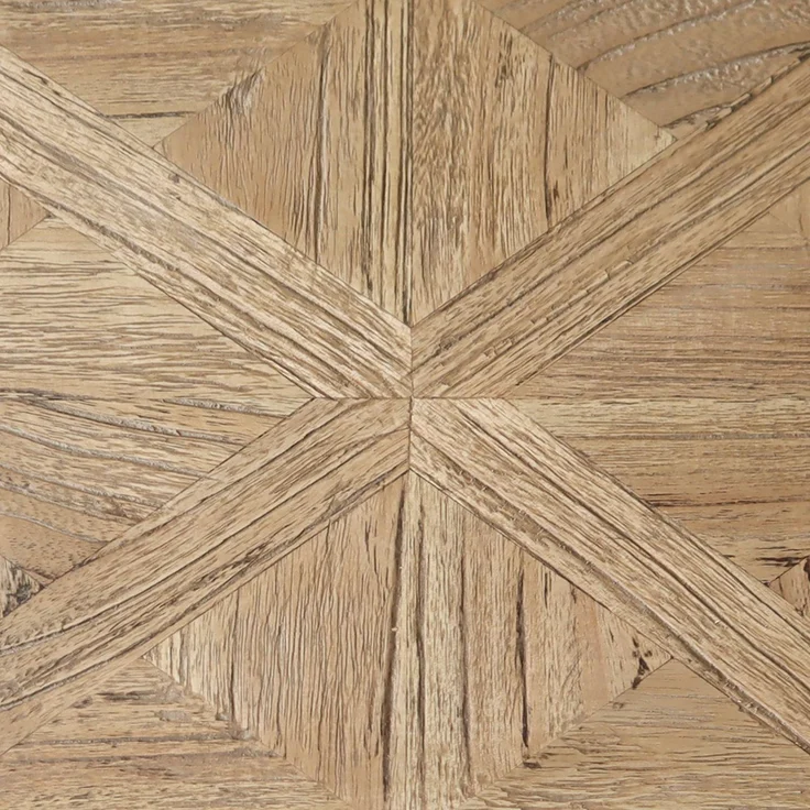 CLP Beistelltisch Velaro Couchtisch in C-Form Tischplatte aus Mindiholz Eisengestell,natura – Bild 7