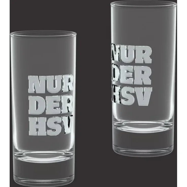 HSV Tasse HSV Schnapsglas 2er Set Relief