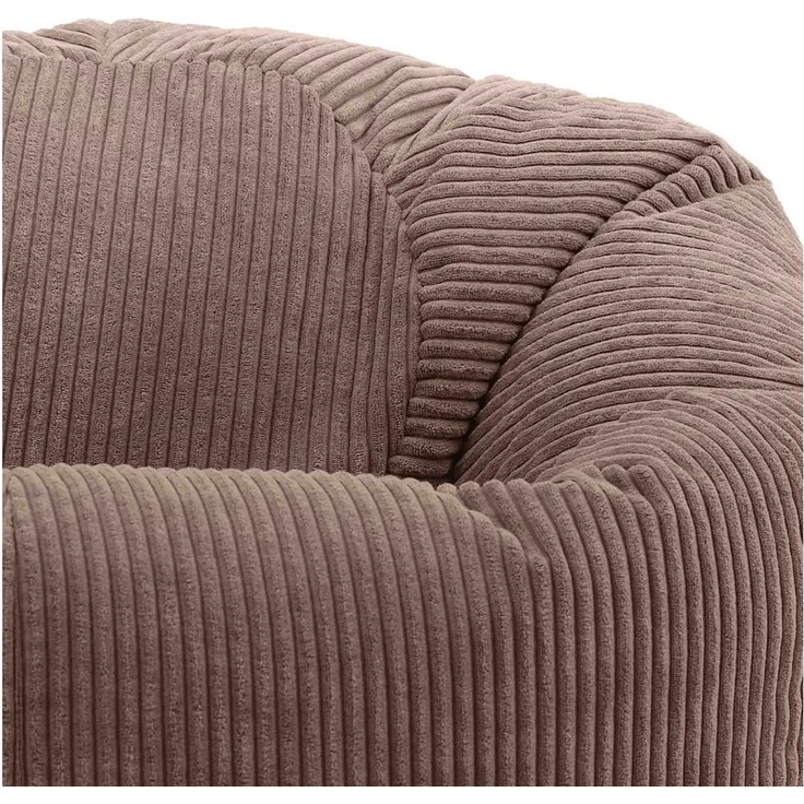 icon Sitzsack Sitzsack Erwachsene aus Cord flauschig „Kingston“, 85x50cm, Made in Germany, für Erwachsene & Kinder, mit Füllung – Bild 3