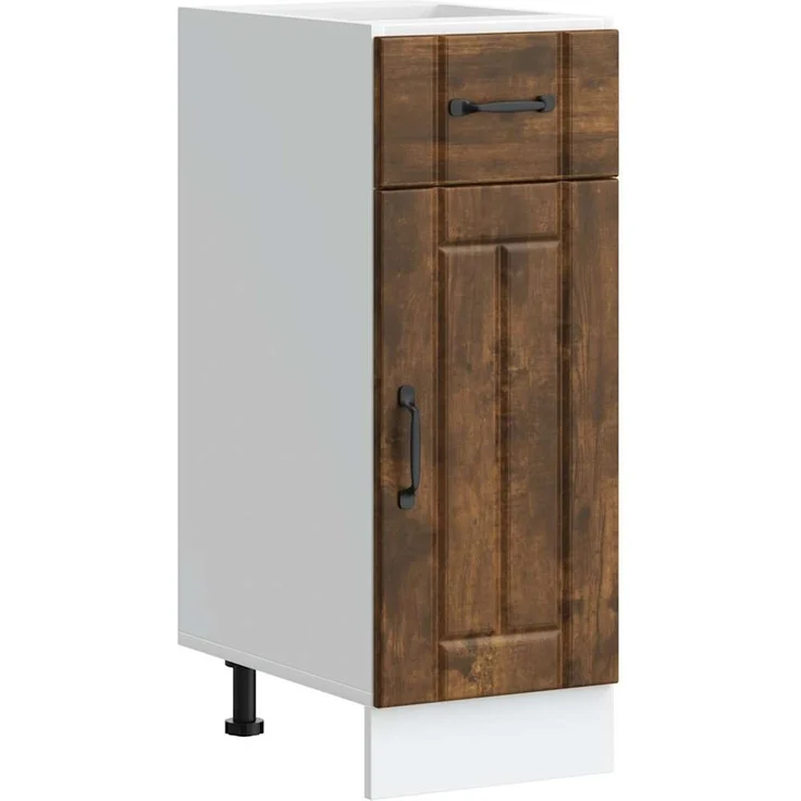 vidaXL Küchen-Unterschrank Lucca Räuchereiche Holzwerkstoff 853702 – Bild 1