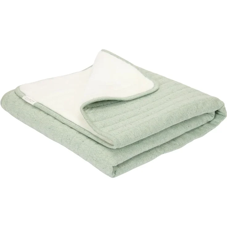 Little Dutch Wiegen-Decke Pure - Sage - 70 x 100 c – Bild 2