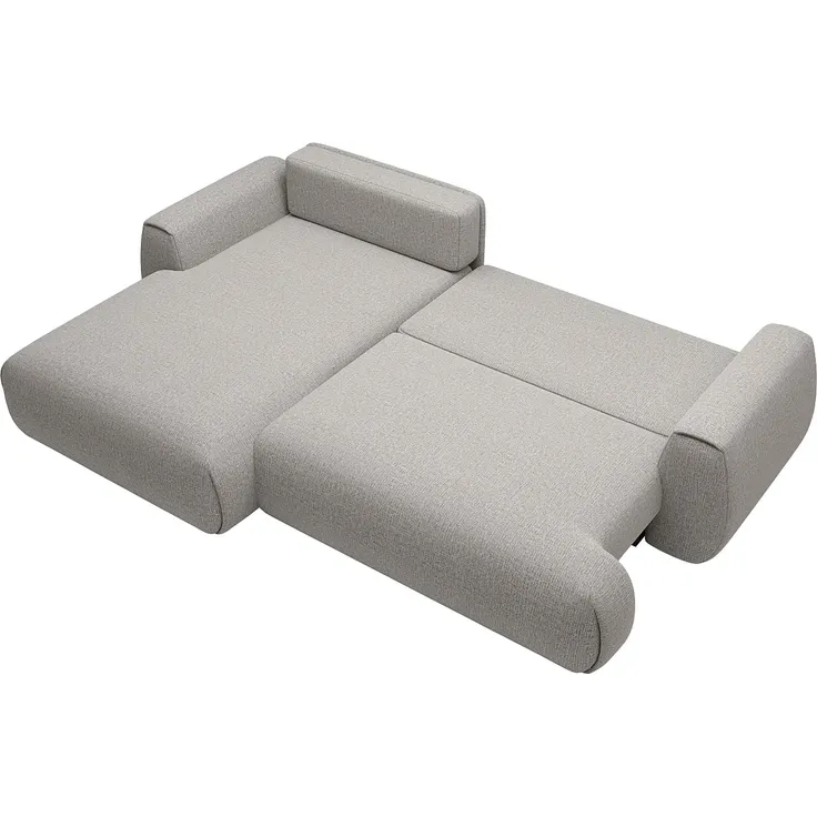 Vente-unique - MONELIA Sofa Stoff Grau - B 167 cm x H 81 cm x L 270 cm – Bild 4