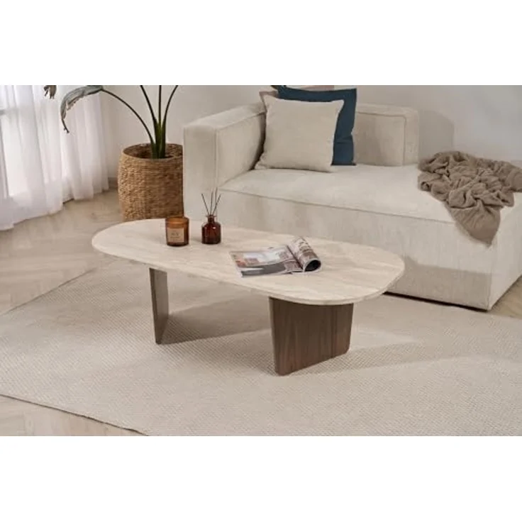 Skye Decor Couchtisch Ovalis (1 Tisch), Ovale Tischplatte – Bild 4