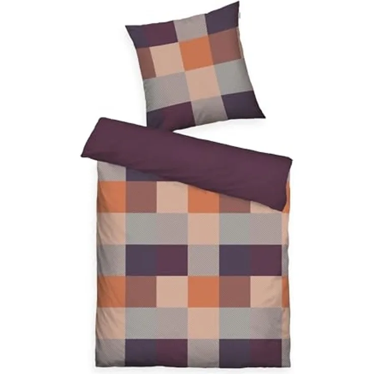 TOM TAILOR HOME Bettwäsche BOLD MOSAIC in Gr. 135x200cm, 155x220cm oder 200x220cm, Flanell, 2 teilig, new bedroom, gewebtes Label