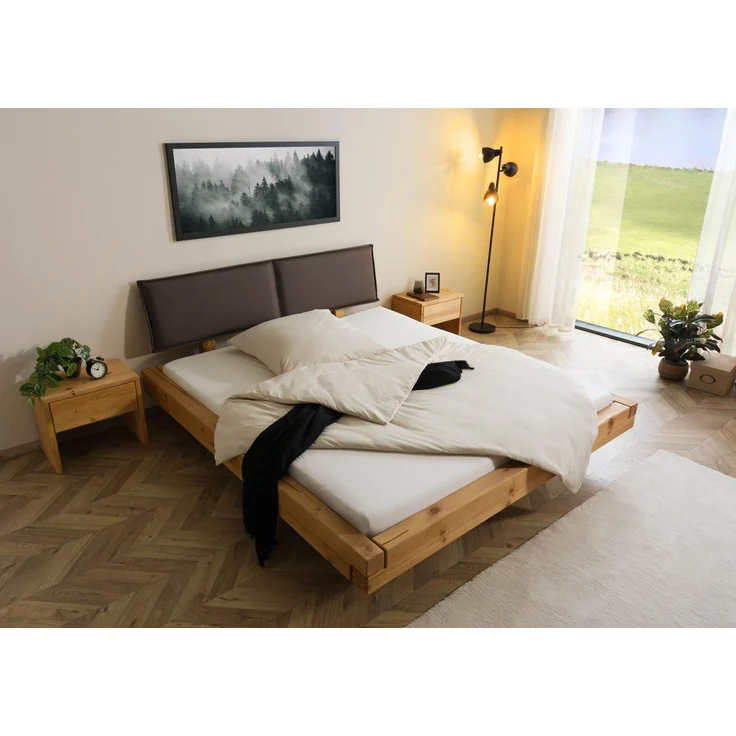 Bett Fichte 180x200 natur gebeizt / geölt FICHTELBERG #12 – Bild 2