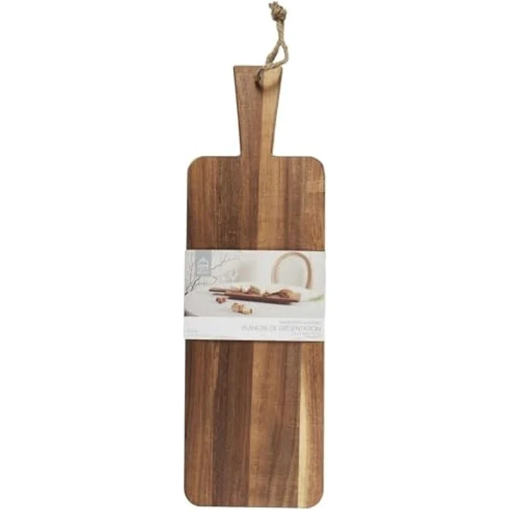 HOME DECO FACTORY, KA0328, 60 cm Acacia Stand, ideal for Serving Tapas and aperitifs, elegant Design and Easy to Maintain, Brown Color – Bild 7