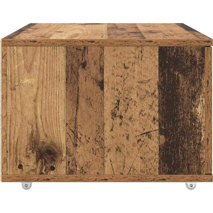 vidaXL Schubladenschrank Mit Rad Altholz 55 x 45 x 31 cm 869312 – Bild 7