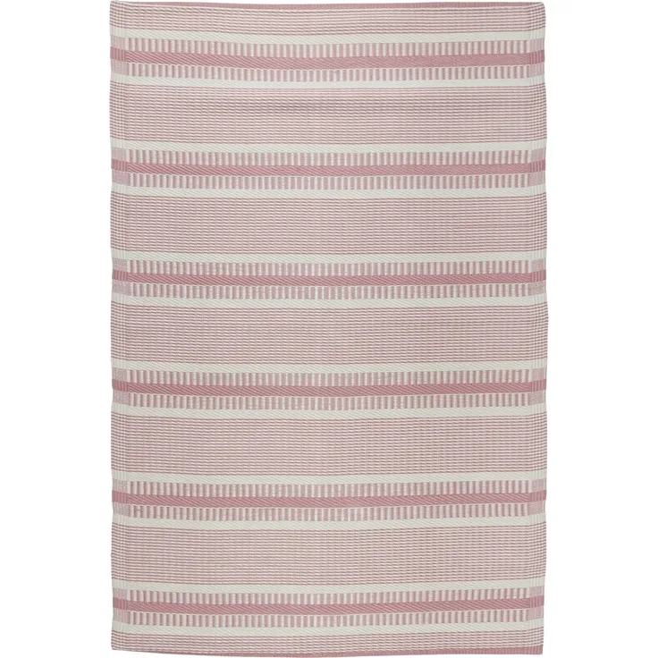 Teppich Läufer Terrasse Balkon 120x180cm Rosa Weiß Kunststoff Ib Laursen 2832-07