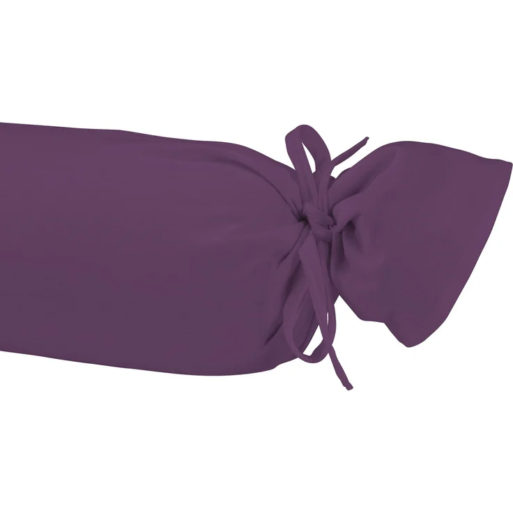 biberna Feinjersey-Kopfkissenbezug, dunkel violett, 15x40 cm – Bild 3