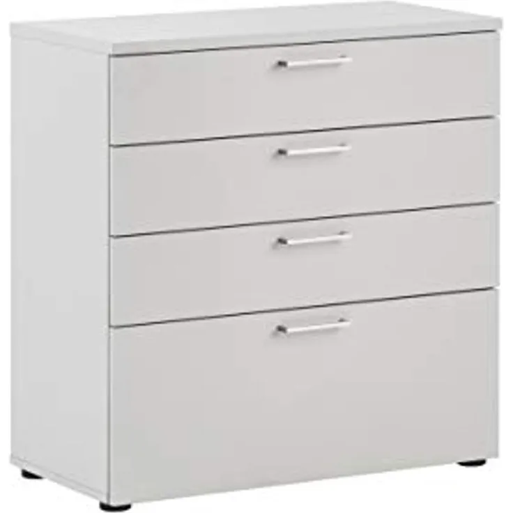 MÖBELPARTNER Unterschrank Aktenschrank Büroschrank Lichtgrau 84,2 x 80,2 x 41 cm