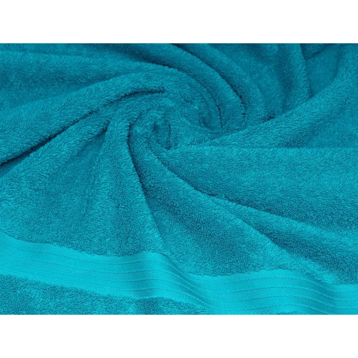 Lashuma Gästehandtücher Linz, Frottee (4-St), Modernes Gästetücher Set 30x50 cm blau – Bild 8