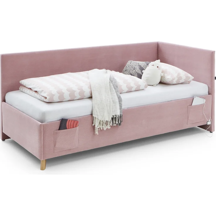 Polsterliege >Cool< Liegefläche 90x200cm, Scala Rose, Stellmaß: 100x90x210cm (BxHxT) – Bild 6