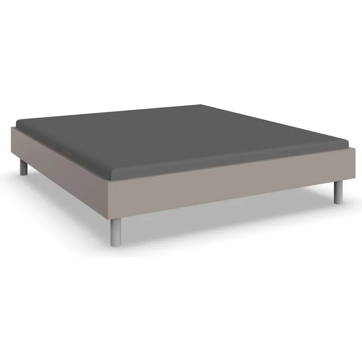 Bettgestell >Easy Beds Standard< Liegefläche 180x200cm, SAHARAGRAU - 189x38x210cm (BxHxT)