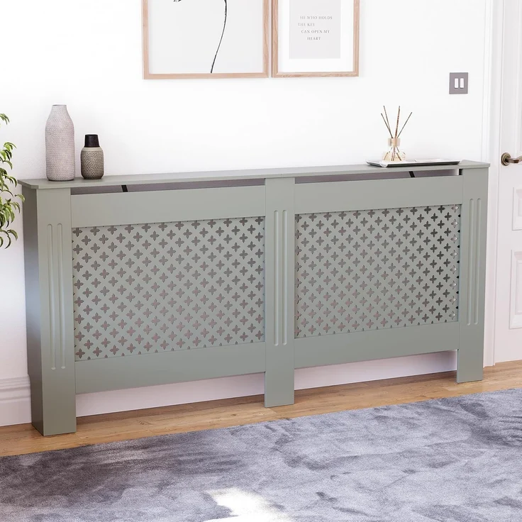 Vida Designs Kommoden & Sideboards, Mitteldichte Holzfaserplatte, Grau, Extra Groß – Bild 1
