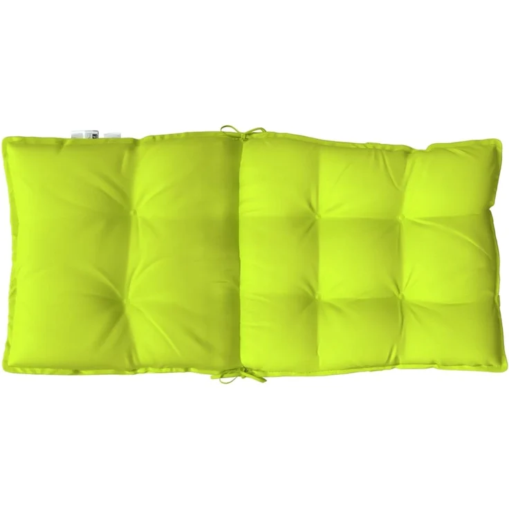 vidaXL Niedriglehner-Auflagen 4 Stk. Knallgrün Oxford-Gewebe 377705 – Bild 7