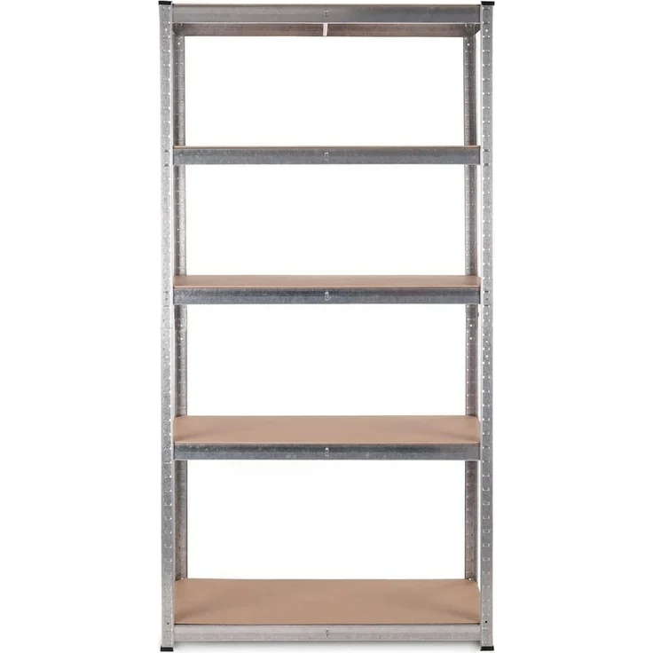 Stagecaptain Schwerlastregal Lagerregal - 5 variabel montierbare Böden - auch als Werkbank umbaubar, 4er Spar-Set 4-tlg, Tragkraft pro Boden: 175 kg, gesamt 875 kg – Bild 3