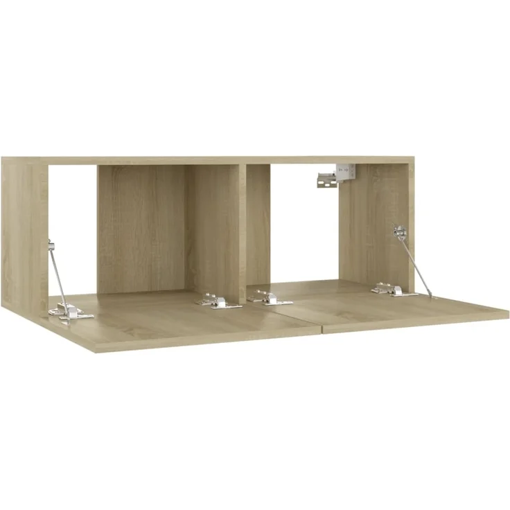 vidaXL TV-Schrank Sonoma-Eiche 80x30x30 cm Holzwerkstoff 801475 – Bild 4