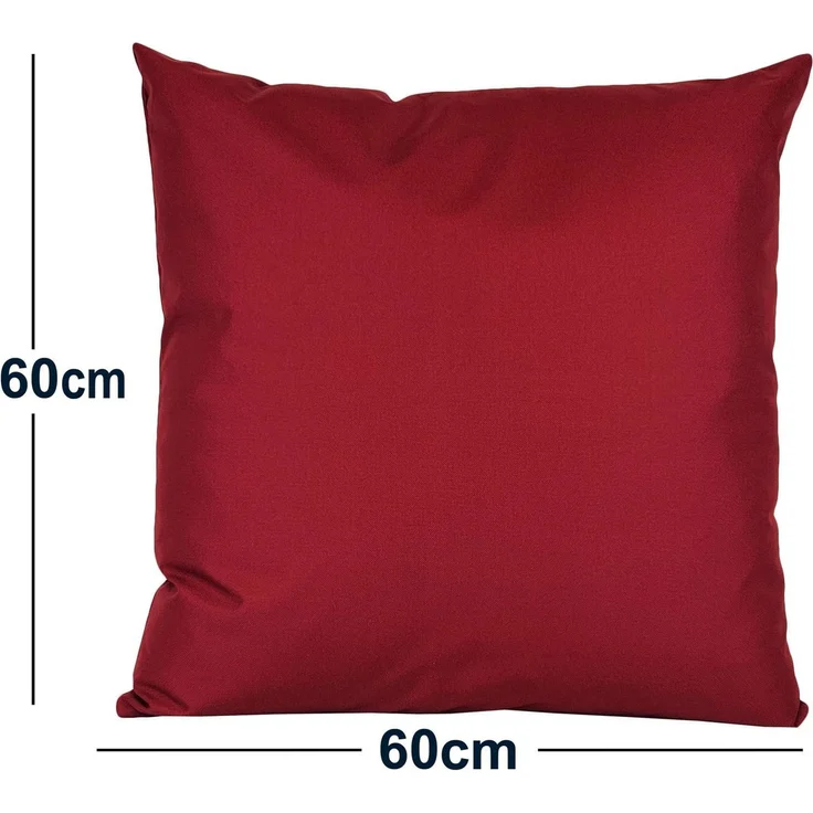 JACK Dekokissen 60x60cm Outdoor Lounge Kissen inkl. XXL Füllung, starke Füllung, strapazierfähig, wasserabweisend, In- und Outdoor – Bild 4