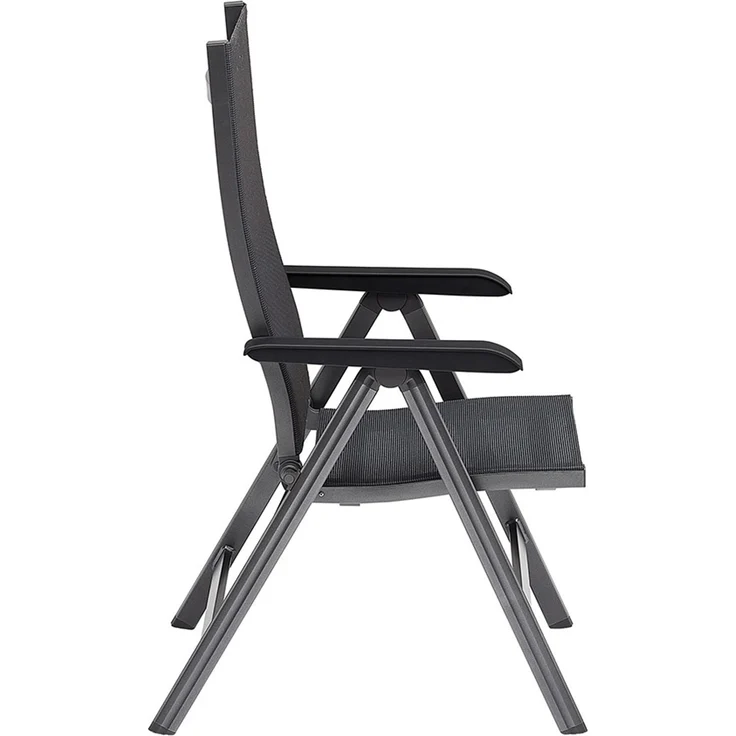 Kettler Basic+ Premium Klappsessel anthrazit / Lakritz – Bild 5