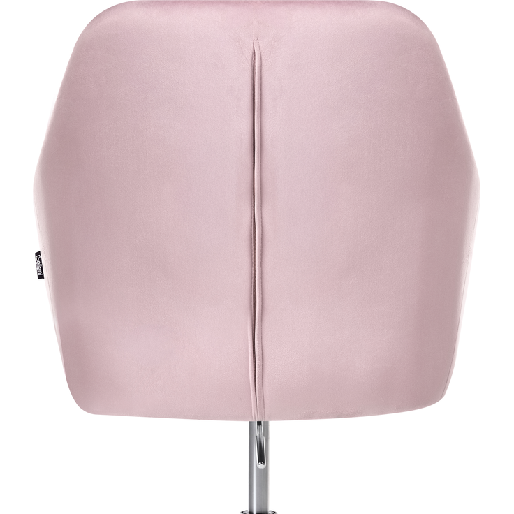 Schreibtischstuhl VELORIA Samtstoff Pastellrosa – Bild 6