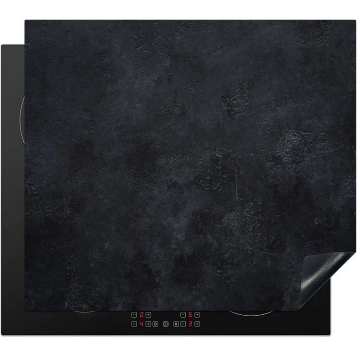 MuchoWow Herd-Abdeckplatte Beton - Induktionsschutz - Grau - Design - Abdeckplatte für Herd, Vinyl, (1 tlg), Küche Herdabdeckplatte Ceranfeld Vinyl Einteilig, 59x52 cm – Bild 1
